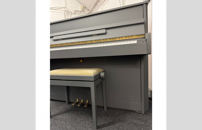 Kawai Smudge Grey CE-8 Upright Piano, Used - All Inclusive Premium Package (SN:K1000536) - Image 6